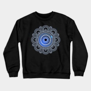 Mati Evil Eye Greek Keys Ornament Ioanna Collection Crewneck Sweatshirt